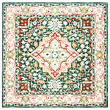 Safavieh Aspen 7'-0" x 7'-0" Rug in Green / Red