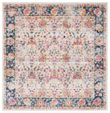 Safavieh Madison 6'-7" x 6'-7" Rug in Cream / Navy
