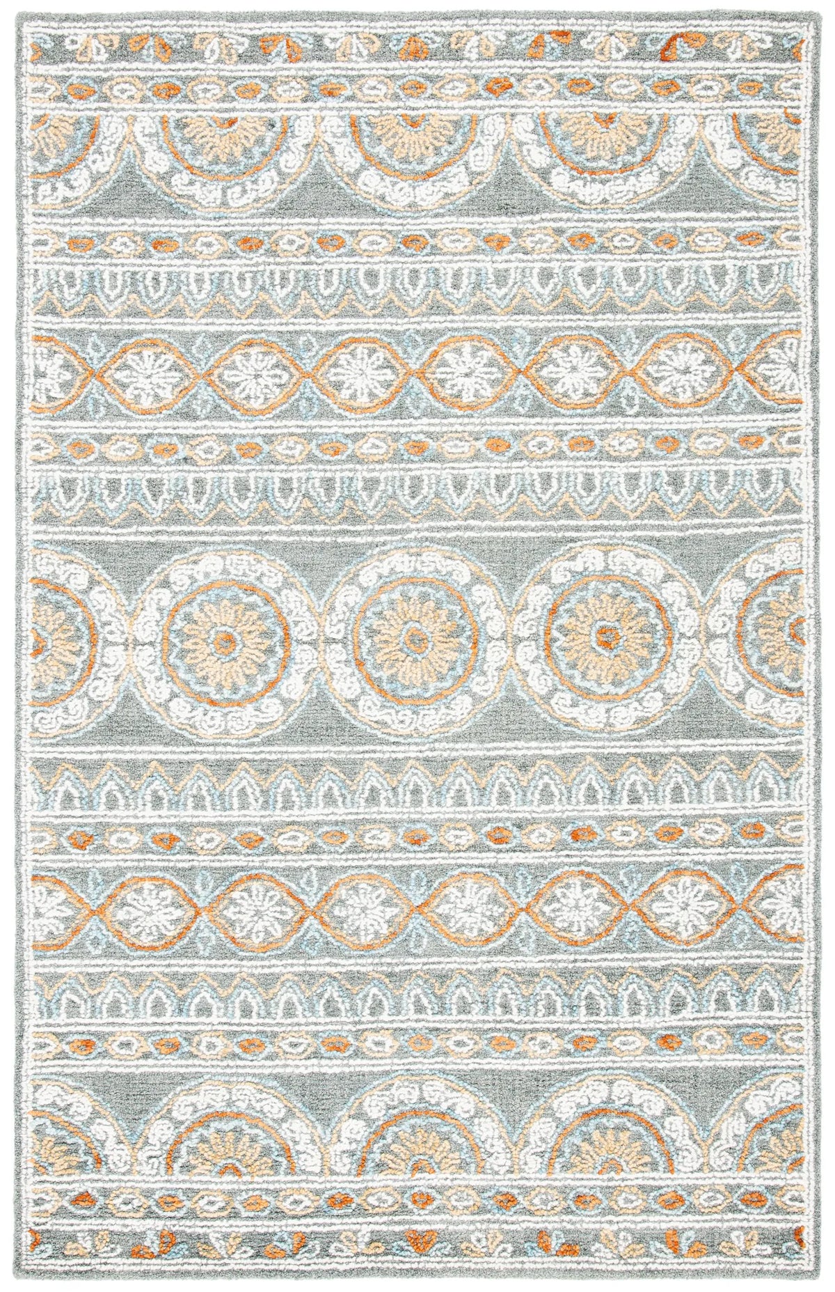 Safavieh Blossom 4'-0" x 6'-0" Rug in Grey / Ivory