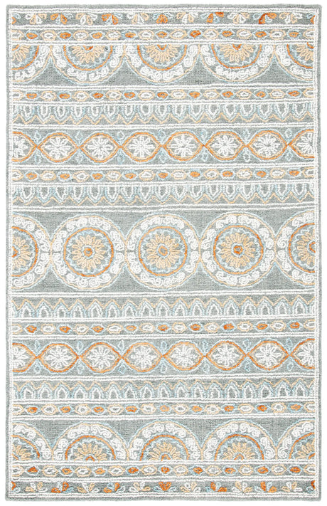 Safavieh Blossom 4'-0" x 6'-0" Rug in Grey / Ivory