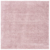 Safavieh August Shag 500 6'-7" x 6'-7" Rug in Pink