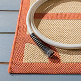 Safavieh Martha Stewart 4'-0" x 5'-7" Rug in Beige / Terracotta