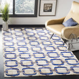Safavieh Studio Leather 4'-0" x 6'-0" Rug in Ivory / Multi