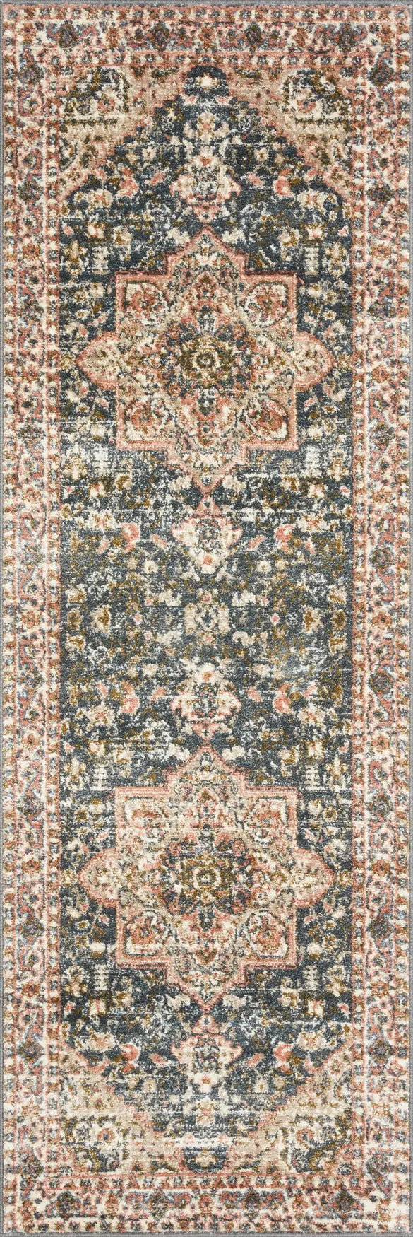 Loloi Saban Sab-01 Blue/Multi Rugs - runner flat