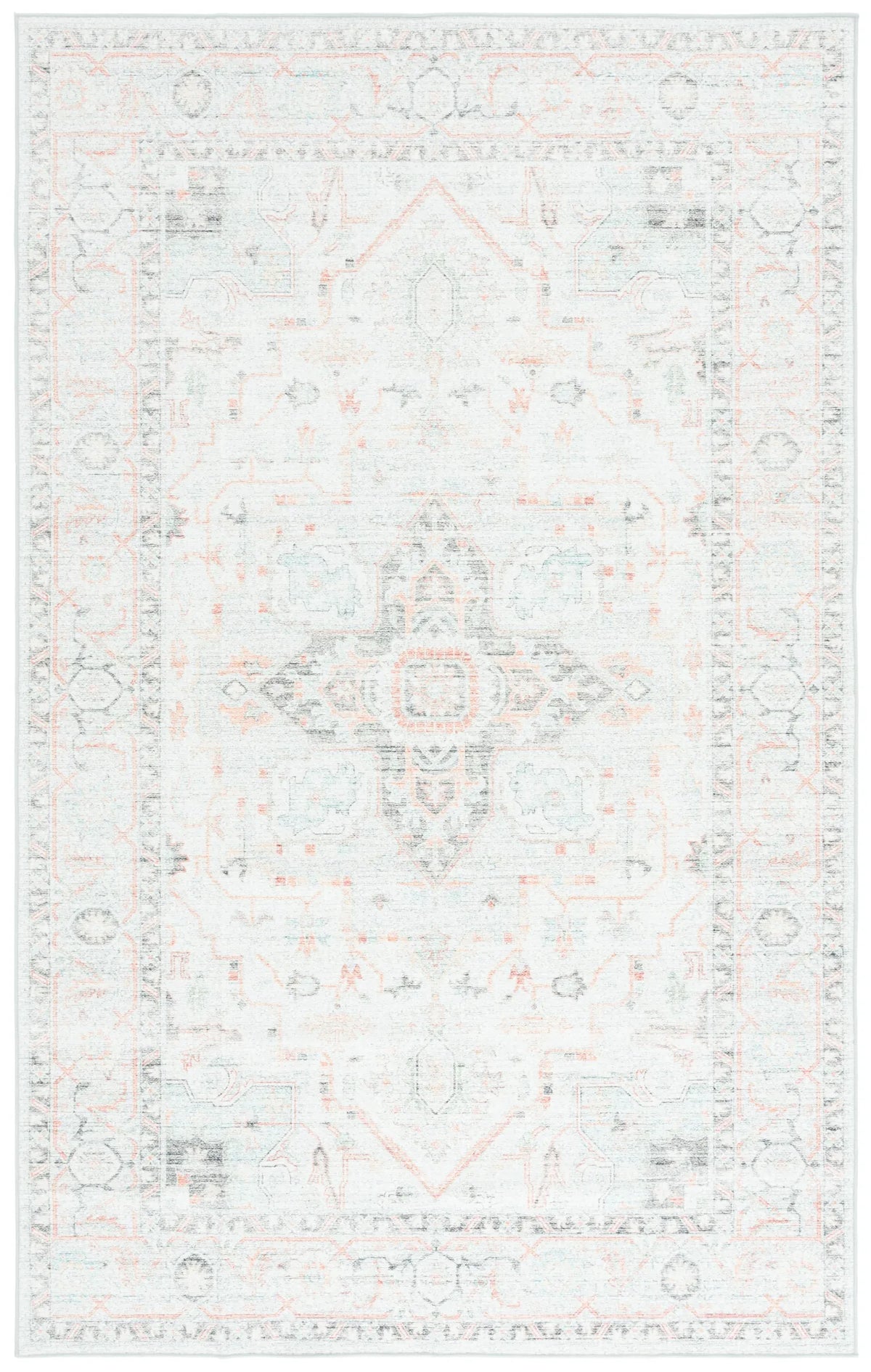Safavieh Arizona 4'-0" x 6'-0" Rug in Light Grey / Light Green