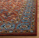 Safavieh Heritage 4'-0" x 6'-0" Rug in Red / Blue