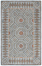 Safavieh Micro-Loop 4'-0" x 6'-0" Rug in Blue / Ivory