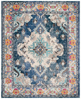 Safavieh Monaco 10'-0" x 14'-0" Rug in Navy / Light Blue