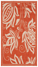 Safavieh Courtyard 2'-0" x 3'-7" Rug in Natural / Terra