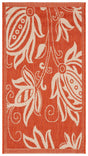 Safavieh Courtyard 2'-0" x 3'-7" Rug in Natural / Terra