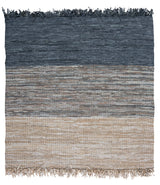 Safavieh Vintage Leather 7'-0" x 7'-0" Rug in Blue / Grey