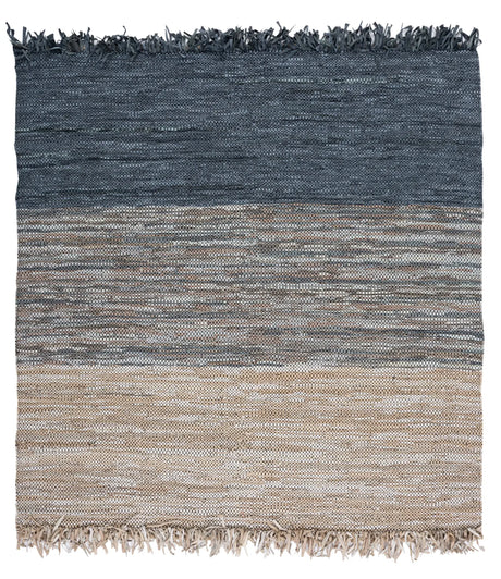 Safavieh Vintage Leather 7'-0" x 7'-0" Rug in Blue / Grey