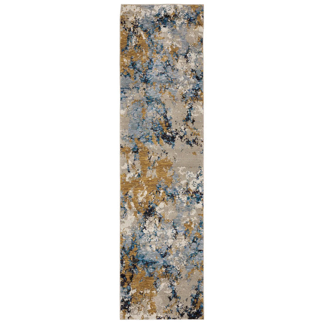 Oriental Weavers Sphinx Evolution 0980A Blue/ Gold Rugs - runner