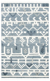 Safavieh Casablanca 4'-0" x 6'-0" Rug in Blue / Ivory