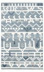 Safavieh Casablanca 4'-0" x 6'-0" Rug in Blue / Ivory