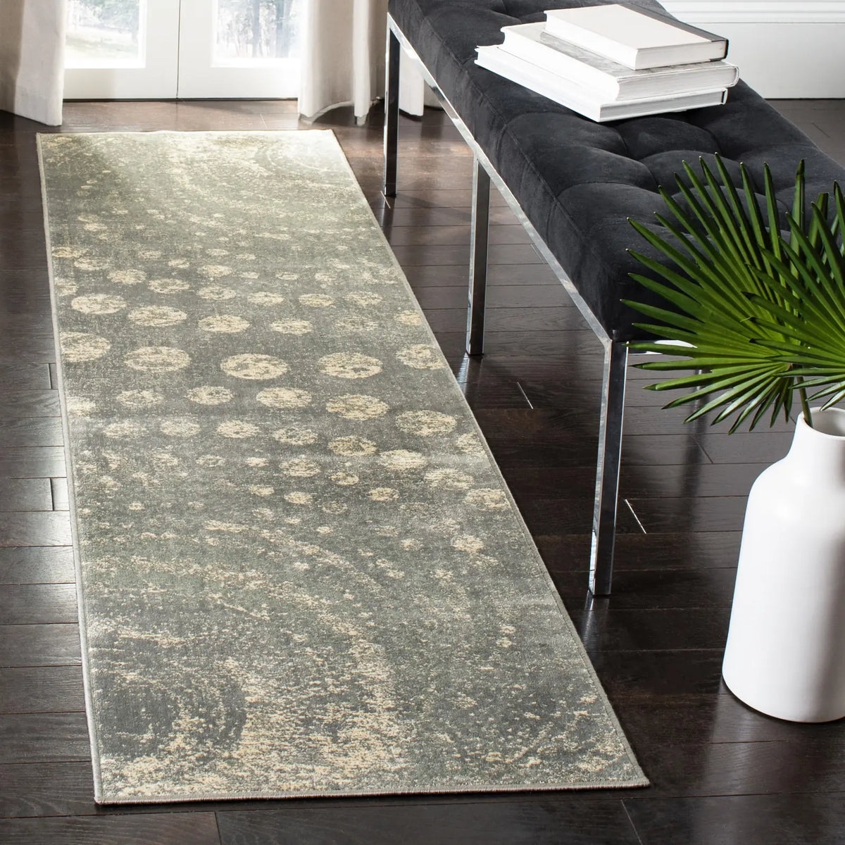 Safavieh Constellation Vintage 2'-2" x 8'-0" Rug in Light Grey / Multi