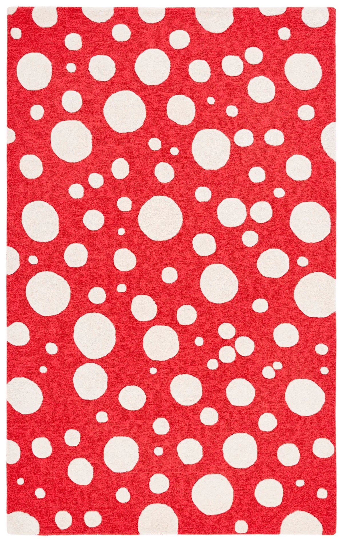 Safavieh Cambridge 4'-0" x 6'-0" Rug in Red / Ivory