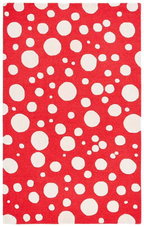 Safavieh Cambridge 4'-0" x 6'-0" Rug in Red / Ivory