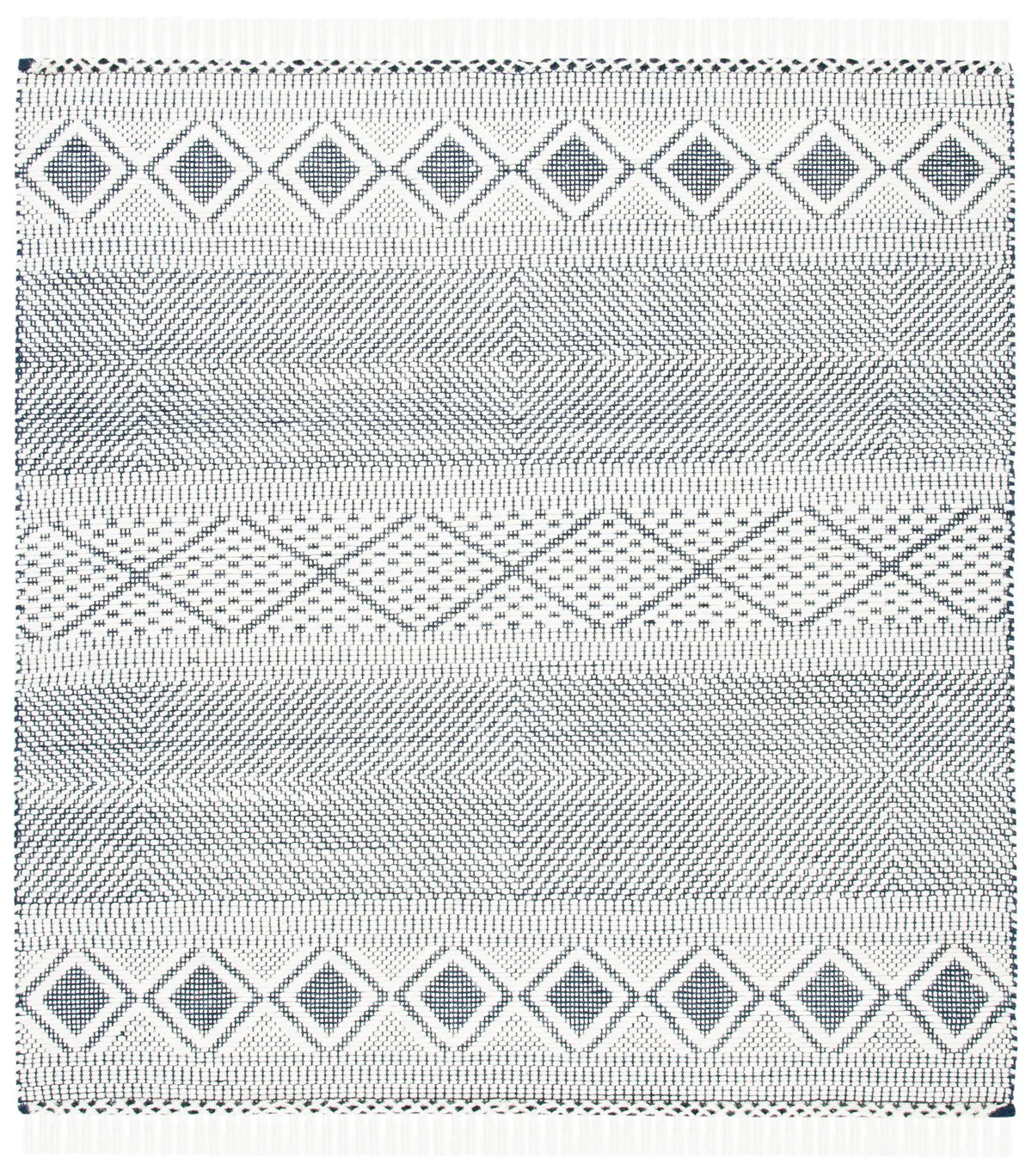 Safavieh Natura 6'-0" x 6'-0" Rug in Ivory / Navy