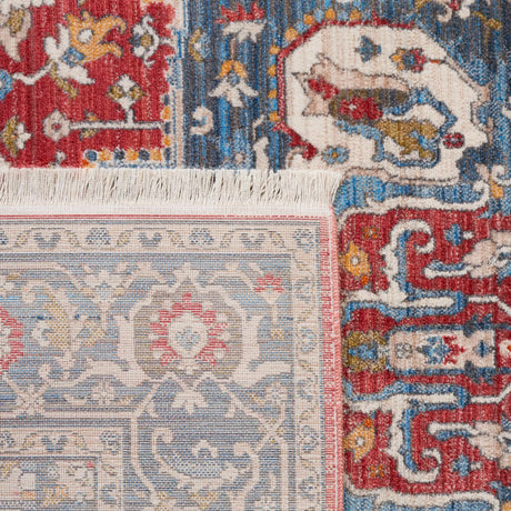 Safavieh Vintage Persian 4'-0" x 6'-0" Rug in Red / Blue