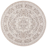 Safavieh Cabana 6'-7" x 6'-7" Rug in Beige / Ivory