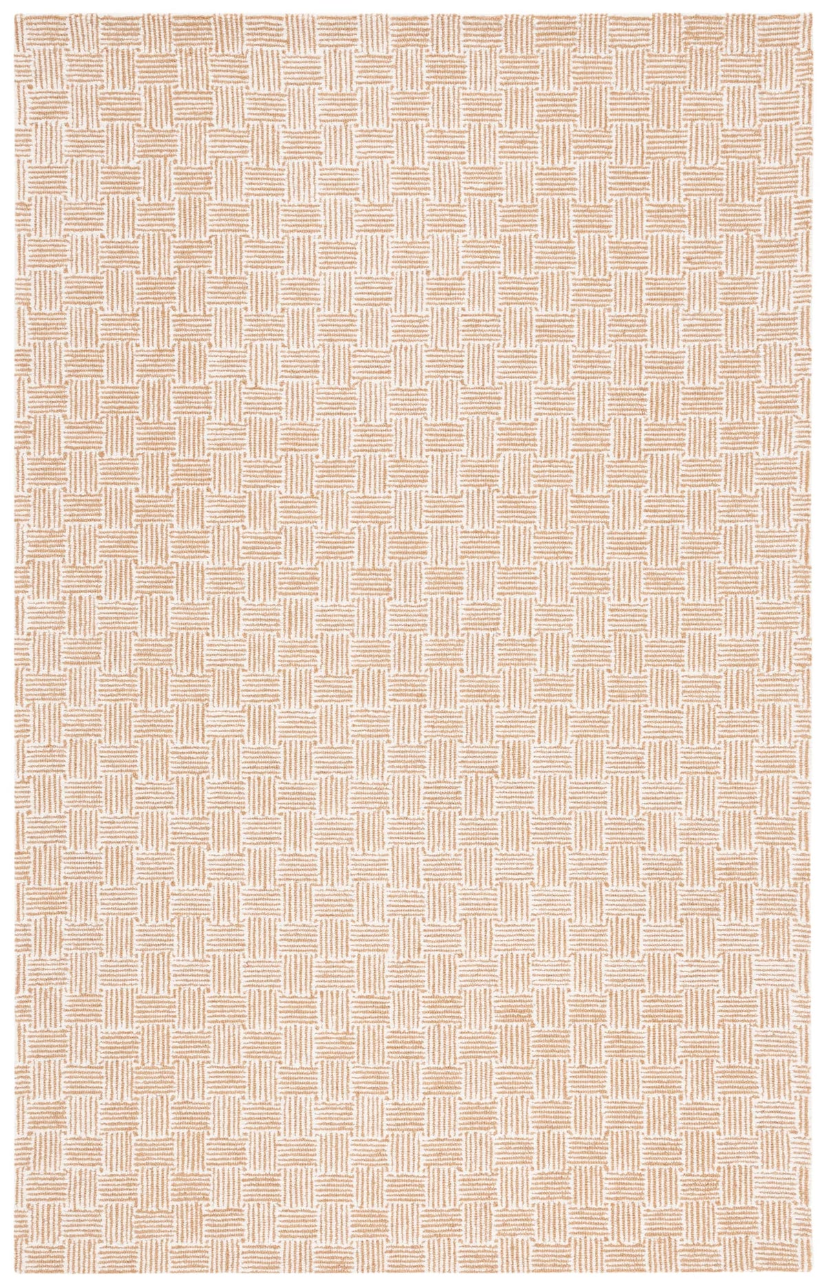 Safavieh Micro-Loop 4'-0" x 6'-0" Rug in Light Gold / Ivory