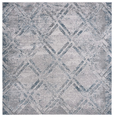 Safavieh Vogue 6'-7" x 6'-7" Rug in Grey / Blue