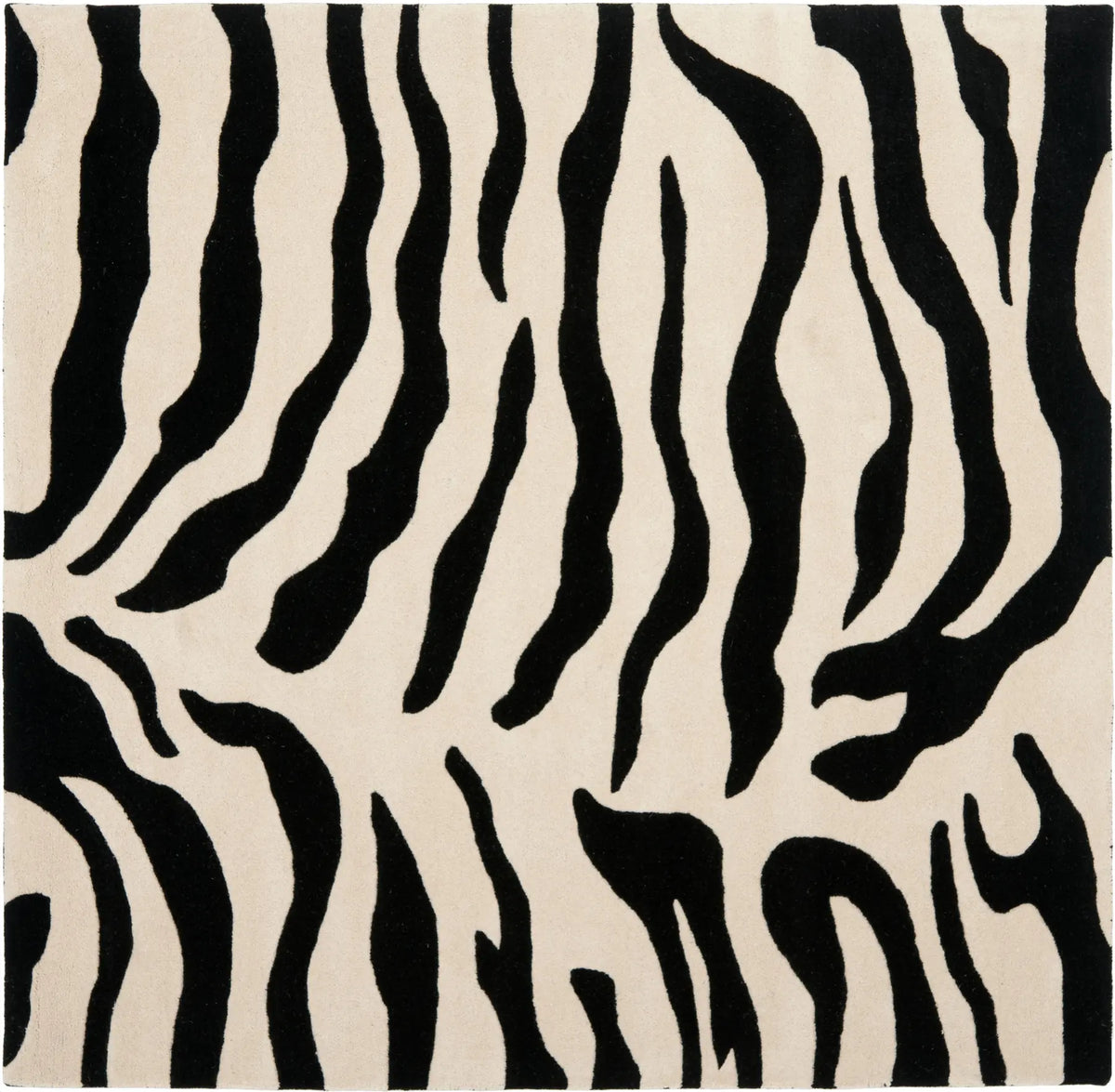 Safavieh Soho 6'-0" x 6'-0" Rug in Beige / Black