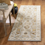 Safavieh Heritage 2'-3" x 12'-0" Rug in Light Grey / Grey