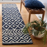 Safavieh Metro 2'-0" x 9'-0" Rug in Navy / Ivory