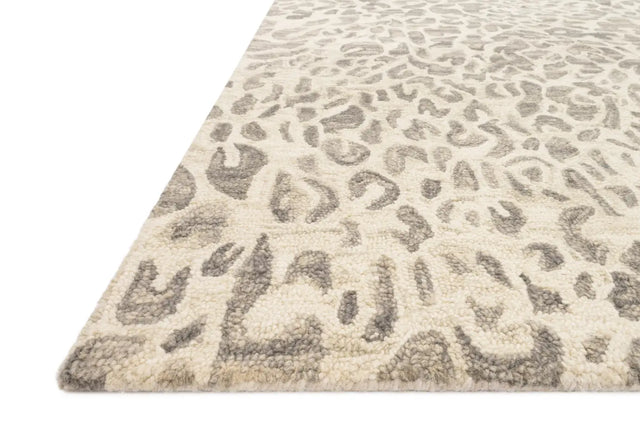 Loloi Masai Mas-02 Grey / Ivory Rugs - rug corner