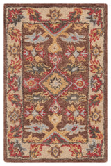 Safavieh Antiquity 2'-0" x 3'-0" Rug in Dark Brown / Ivory
