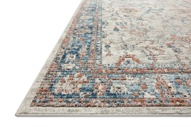 Loloi Bianca Bia-05 Dove/Multi Rugs - rug corner