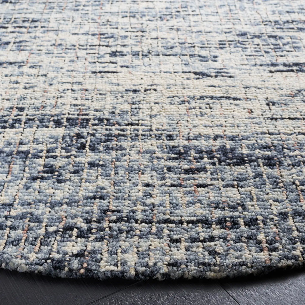 Safavieh Abstract 6'-0" x 6'-0" Rug in Black / Beige