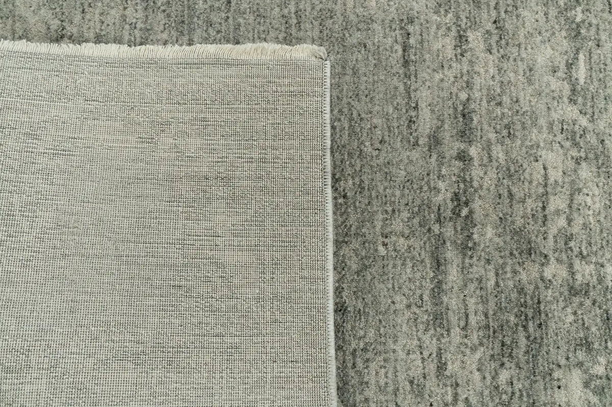 Dynamic Rugs Atmos 11980 Power Loomed Traditional Grey/Dark Grey Rug - Corner