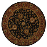 Safavieh Heritage 8'-0" x 8'-0" Rug in Black / Red
