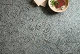 Loloi Ziva Zv-04 Denim Rugs - styled aerial 1