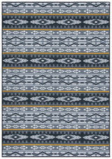 Safavieh Journey 4'-4" x 6'-0" Rug in Grey / Gold