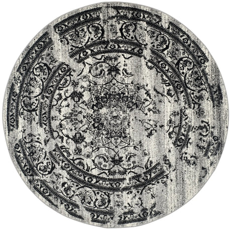 Safavieh Adirondack 10'-0" x 10'-0" Rug in Silver / Black
