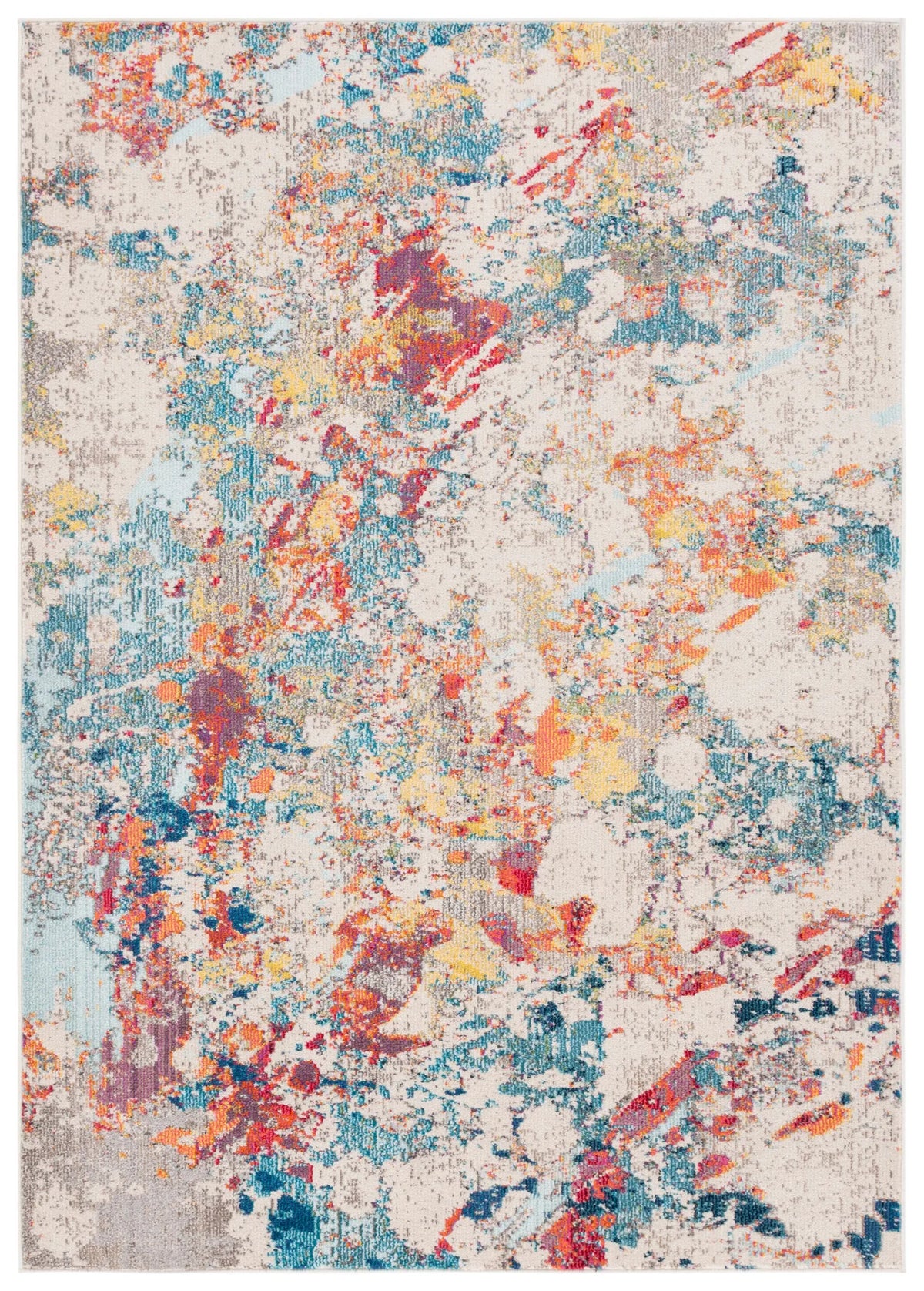 Safavieh Monaco 4'-0" x 5'-7" Rug in Ivory / Multi