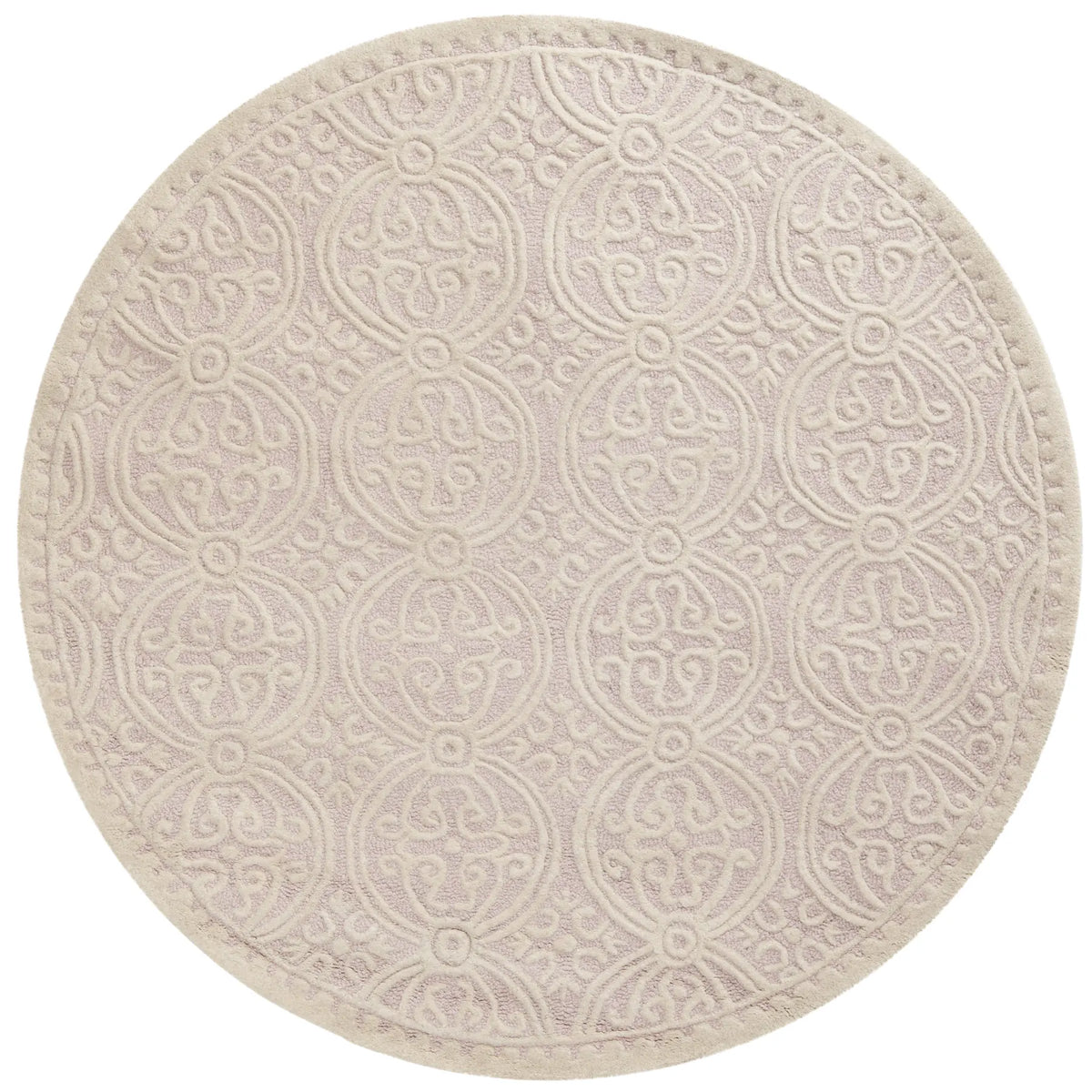 Safavieh Cambridge 6'-0" x 6'-0" Rug in Light Pink / Ivory