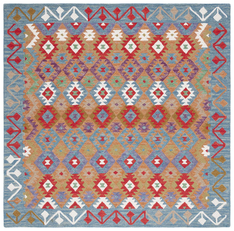 Safavieh Aspen 7'-0" x 7'-0" Rug in Light Blue / Beige