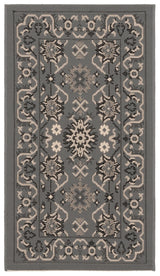 Safavieh Courtyard 2'-0" x 3'-7" Rug in Grey / Cream