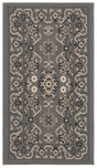 Safavieh Courtyard 2'-0" x 3'-7" Rug in Grey / Cream