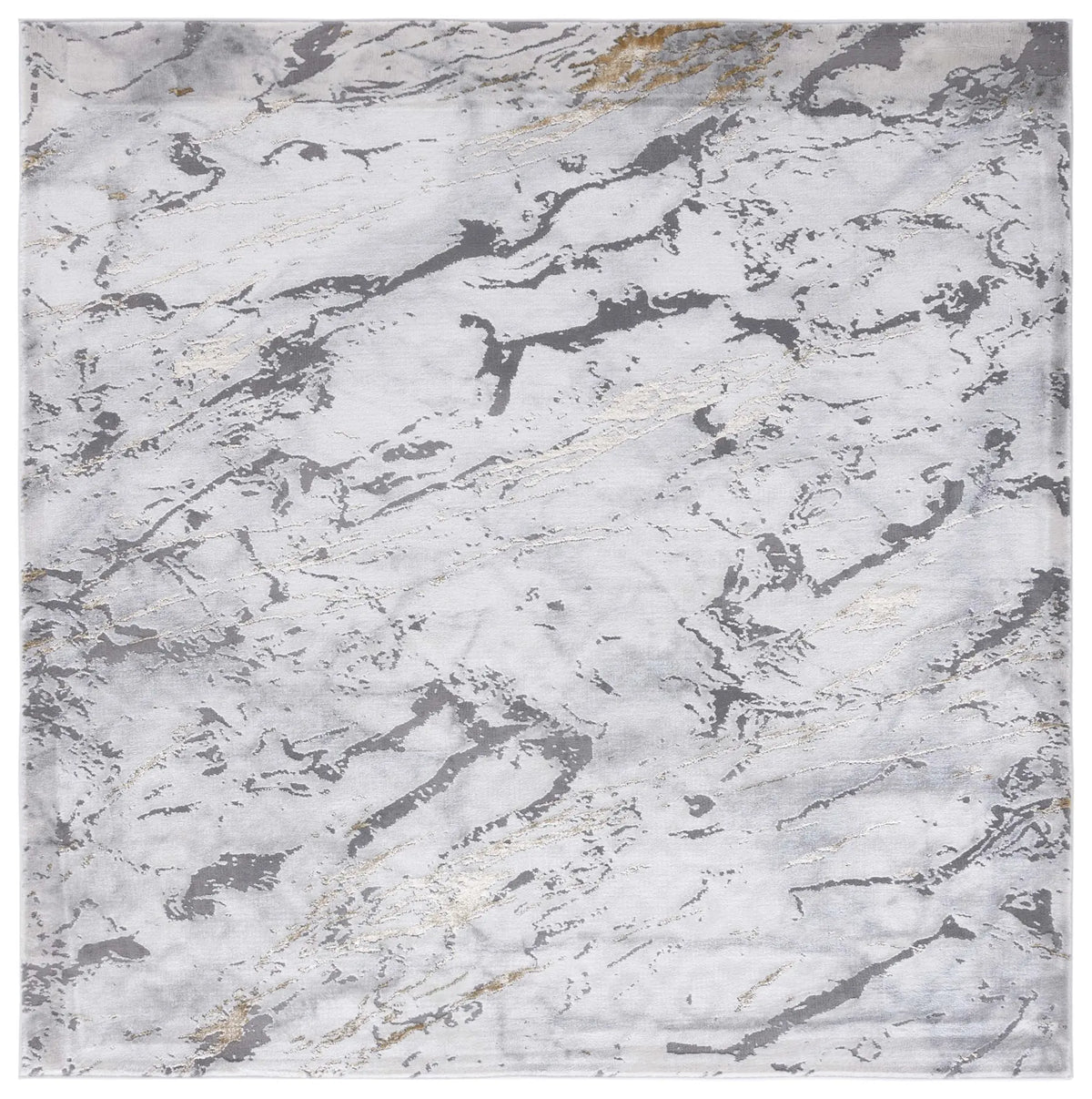 Safavieh Craft 6'-7" x 6'-7" Rug in Grey / Gold