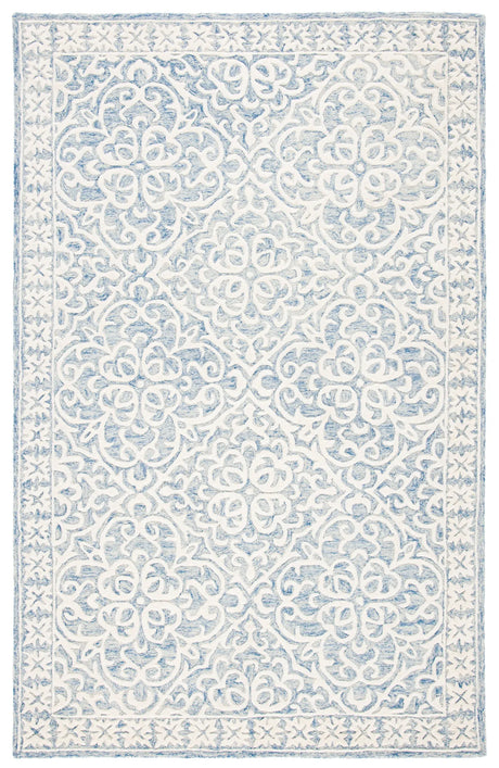 Safavieh Metro 4'-0" x 6'-0" Rug in Blue / Ivory
