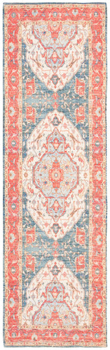Safavieh Saffron 2'-3" x 8'-0" Rug in Fuchsia / Blue