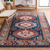 Safavieh Kashan 5'-1" x 7'-5" Rug in Blue / Ivory