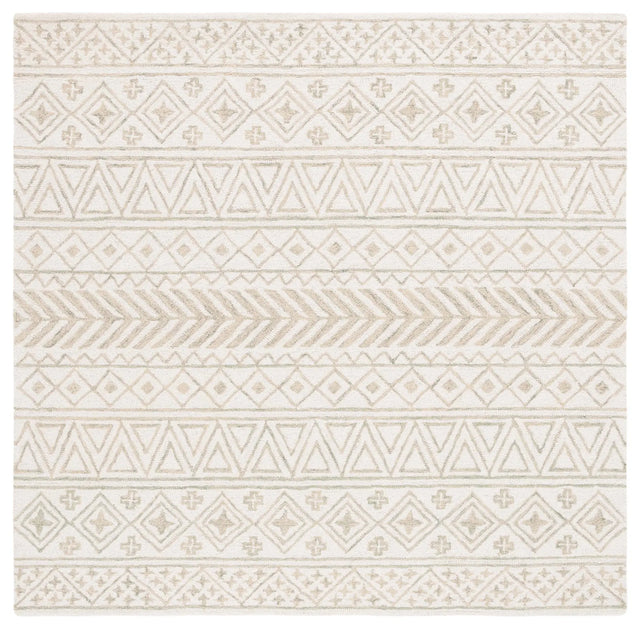 Safavieh Metro 6'-0" x 6'-0" Rug in Ivory / Light Green