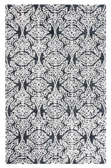 Safavieh Blossom 4'-0" x 6'-0" Rug in Black / Ivory